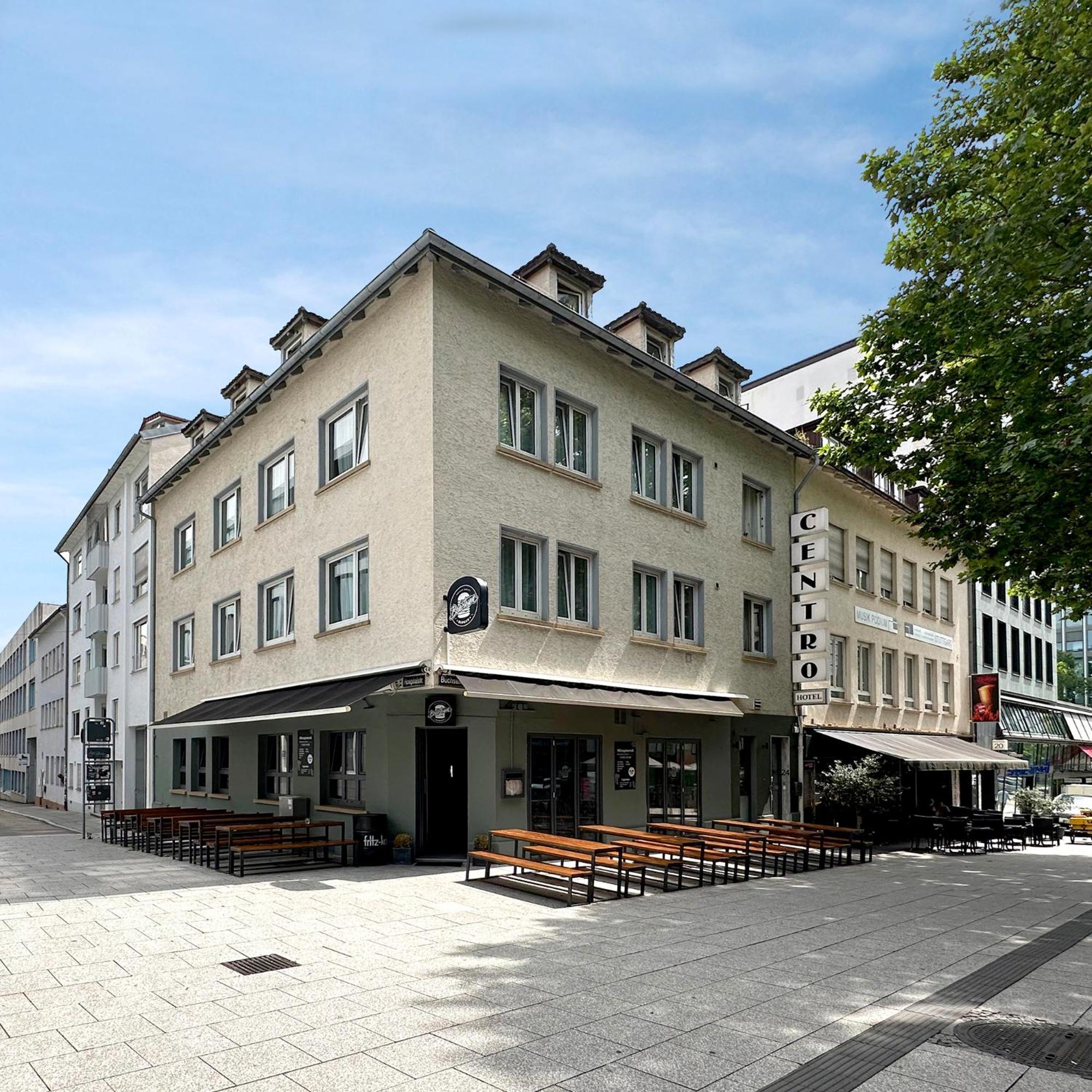 Benztown Hotel Gaestehaus Stuttgart Exterior foto